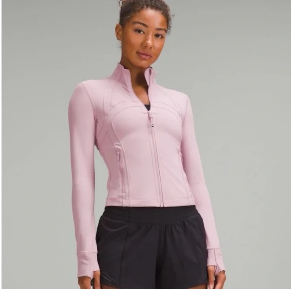 Lululemon 🍋Define Cropped Jacket💜🩷Rose Blush💜🩷